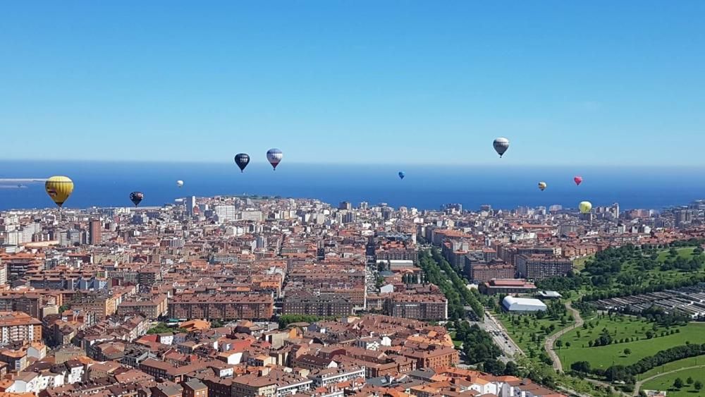 Las impresionantes imágenes de Gijón desde el aire