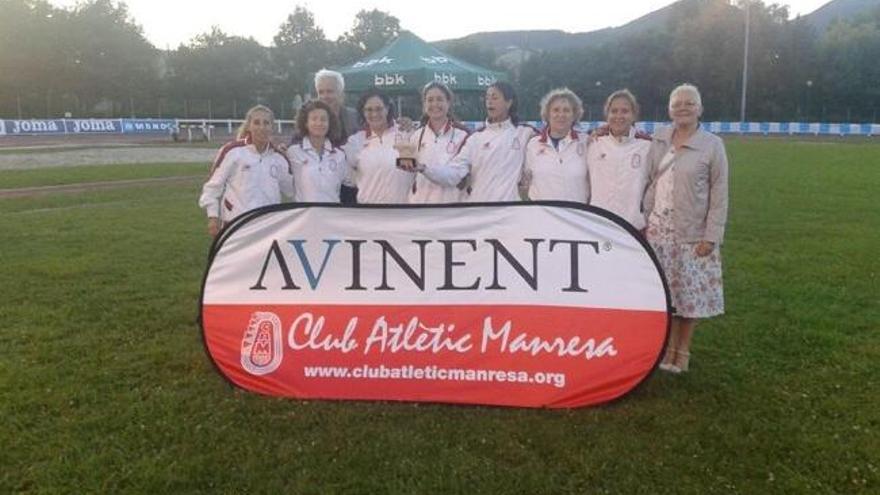 Equip de l&#039;Avinent CA Manresa que ha estat segon classificat a Durango