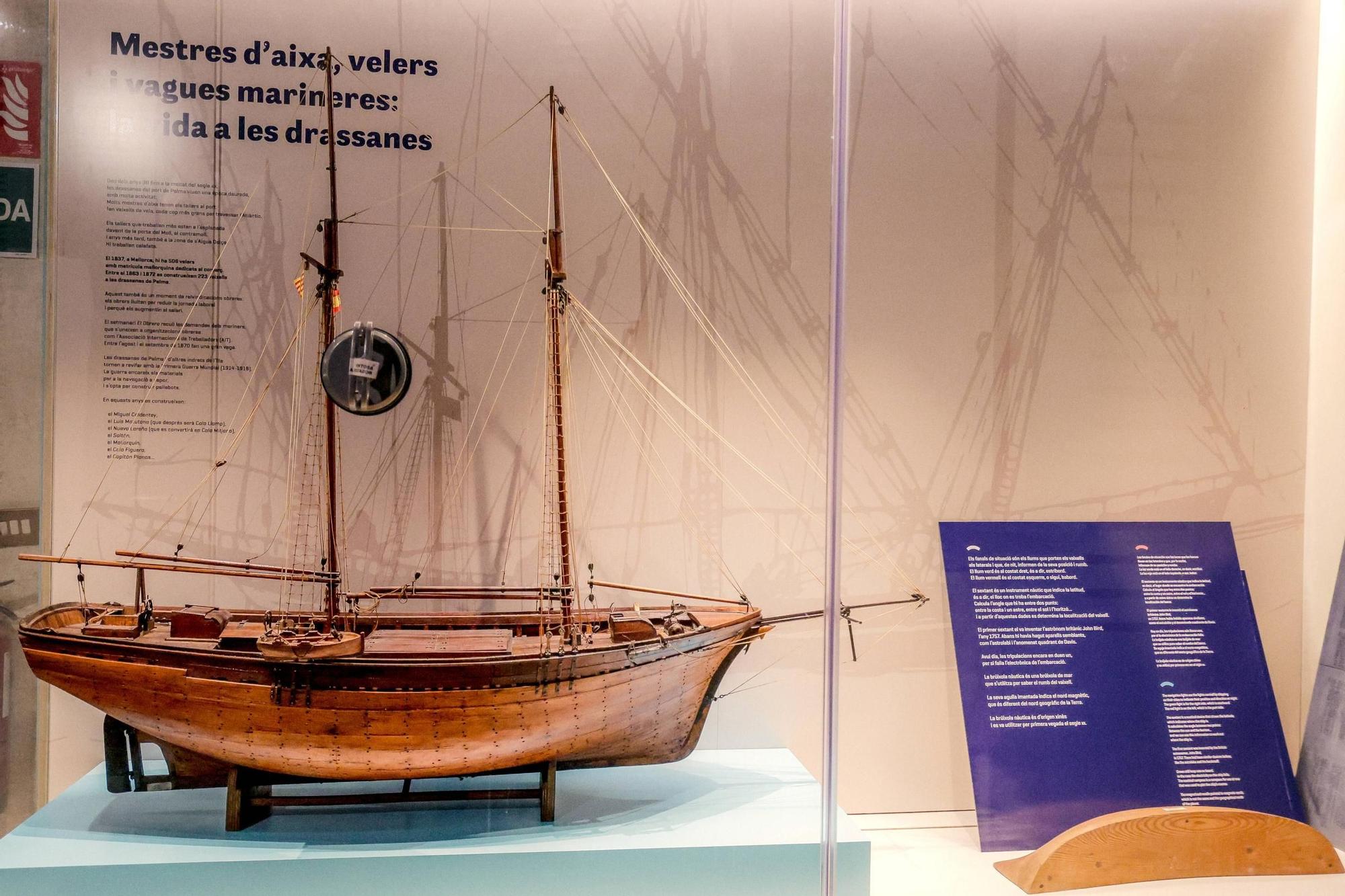 Así son las cinco salas del Museu Marítim de Mallorca que reabre este viernes