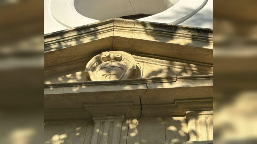 Clausuran la ermita del Colodro por el deterioro de la fachada y de la cúpula del presbiterio