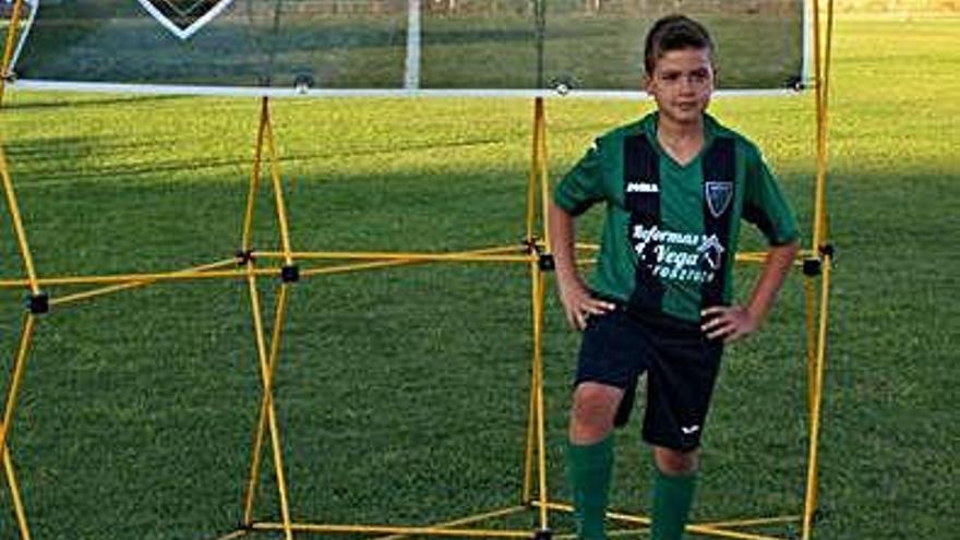 Aitor Viñuela, el joven del Pinilla Duero fichado por el Real Valladolid.