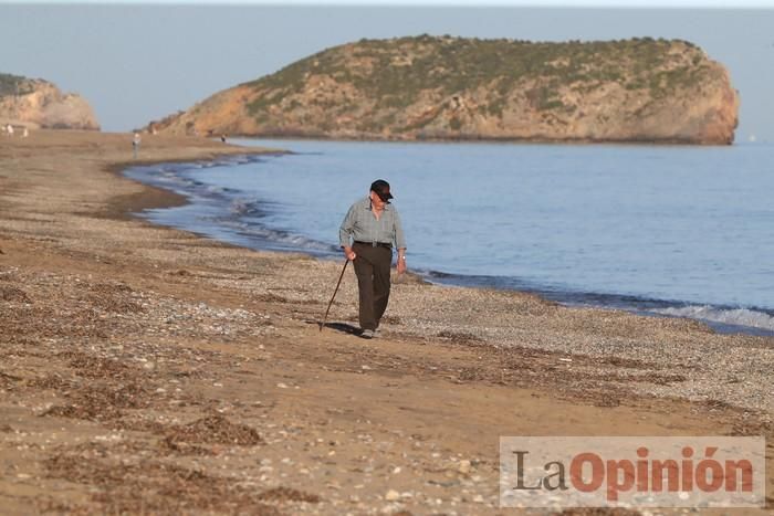 Primer día de paseos al aire libre en Mazarrón