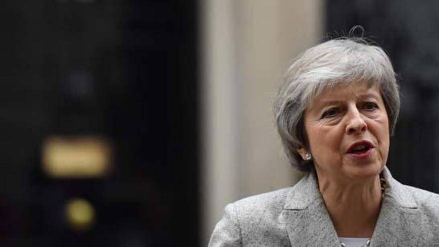 La primera ministra británica, Theresa May.