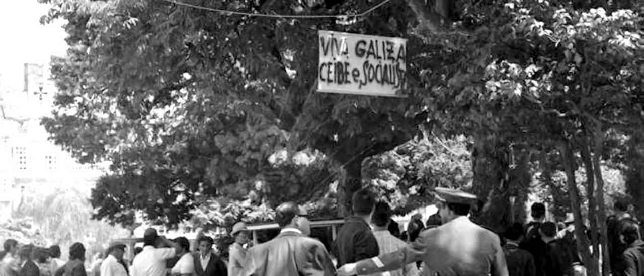 Fotografía do 25 de xullo de 1968 (a autora da mesma pode ser María Xosé Queizán)