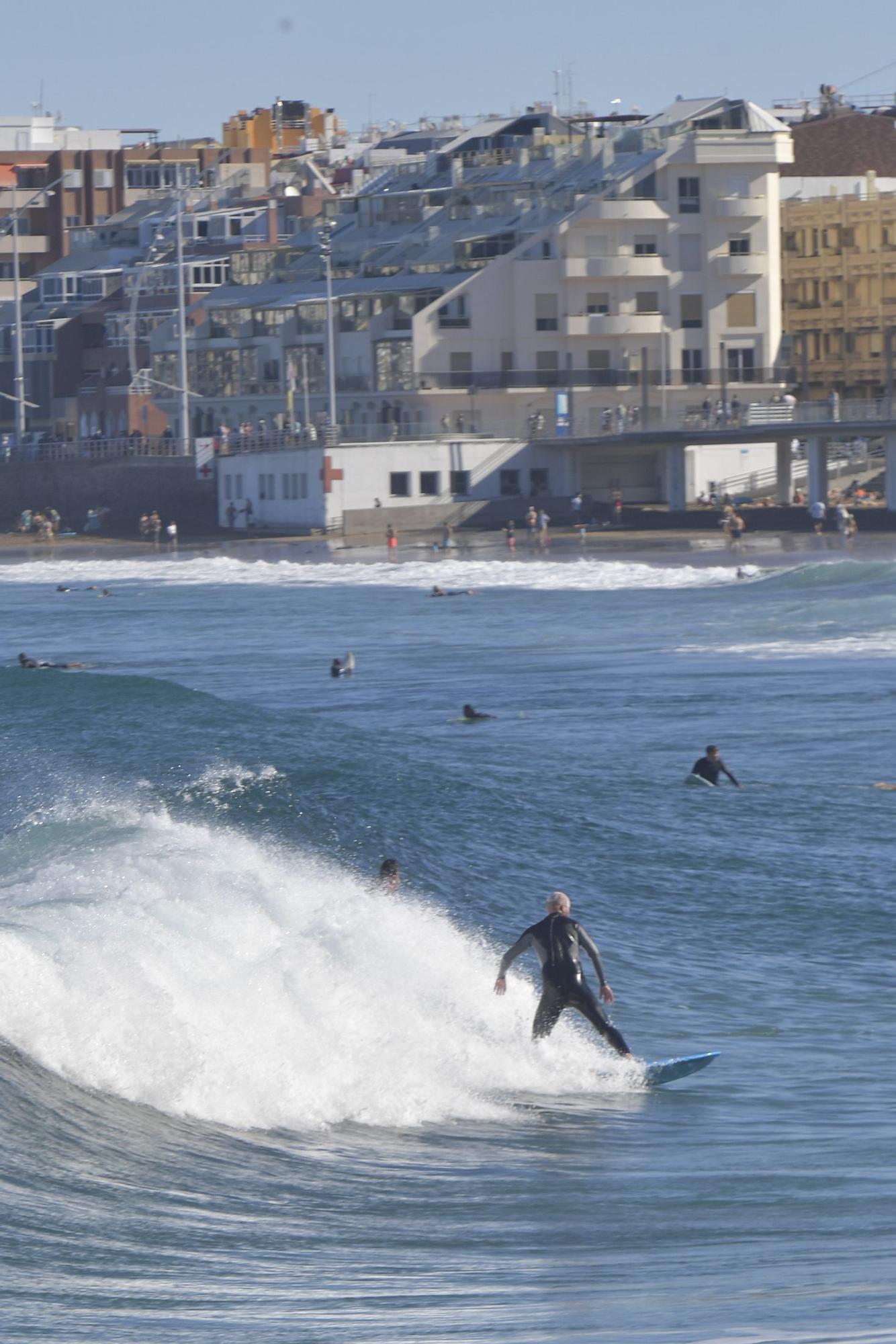 Primer día de 2022 en Las Canteras