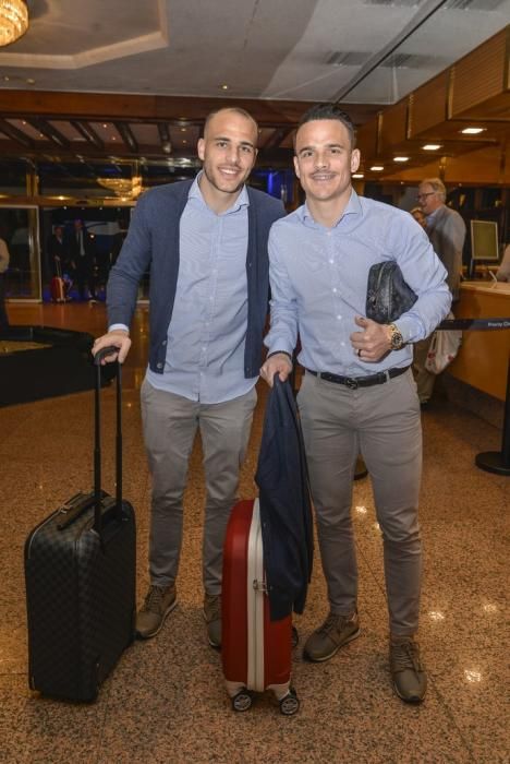 16/02/2018 SAN AGUSTIN. LLegada del Sevilla FC al Hotel Melía Tamarindo. FOTO: J. PÉREZ CURBELO