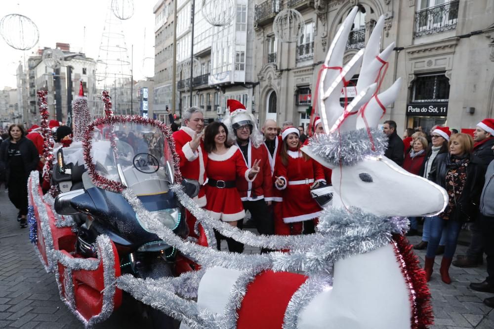 Papanoelada motera de Vigo