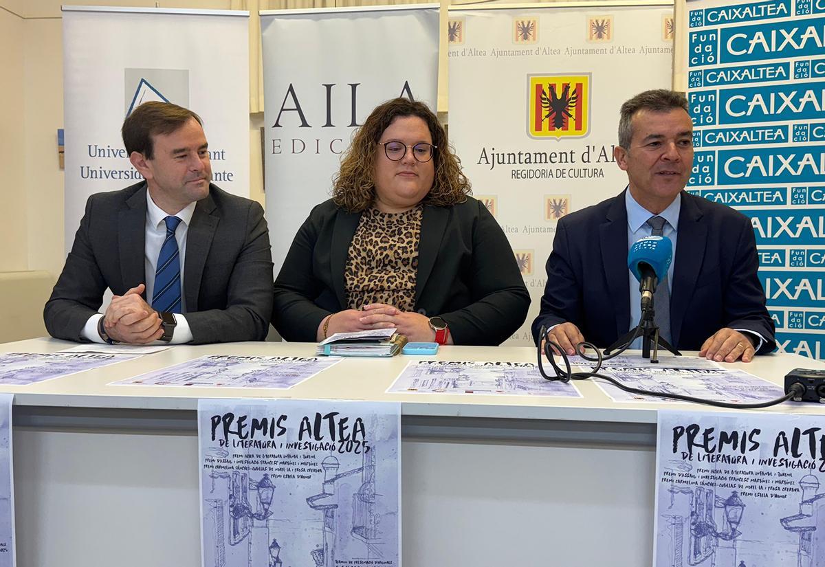 Presentación de los IX Premis Altea de Literatura i Investigació