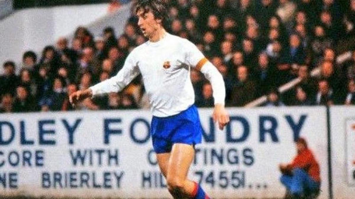 Cruyff, en el Aston Villa-Barça de la Copa de la UEFA 1977-78
