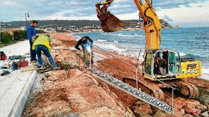 Les obres del passeig dels Griells entren a la recta final