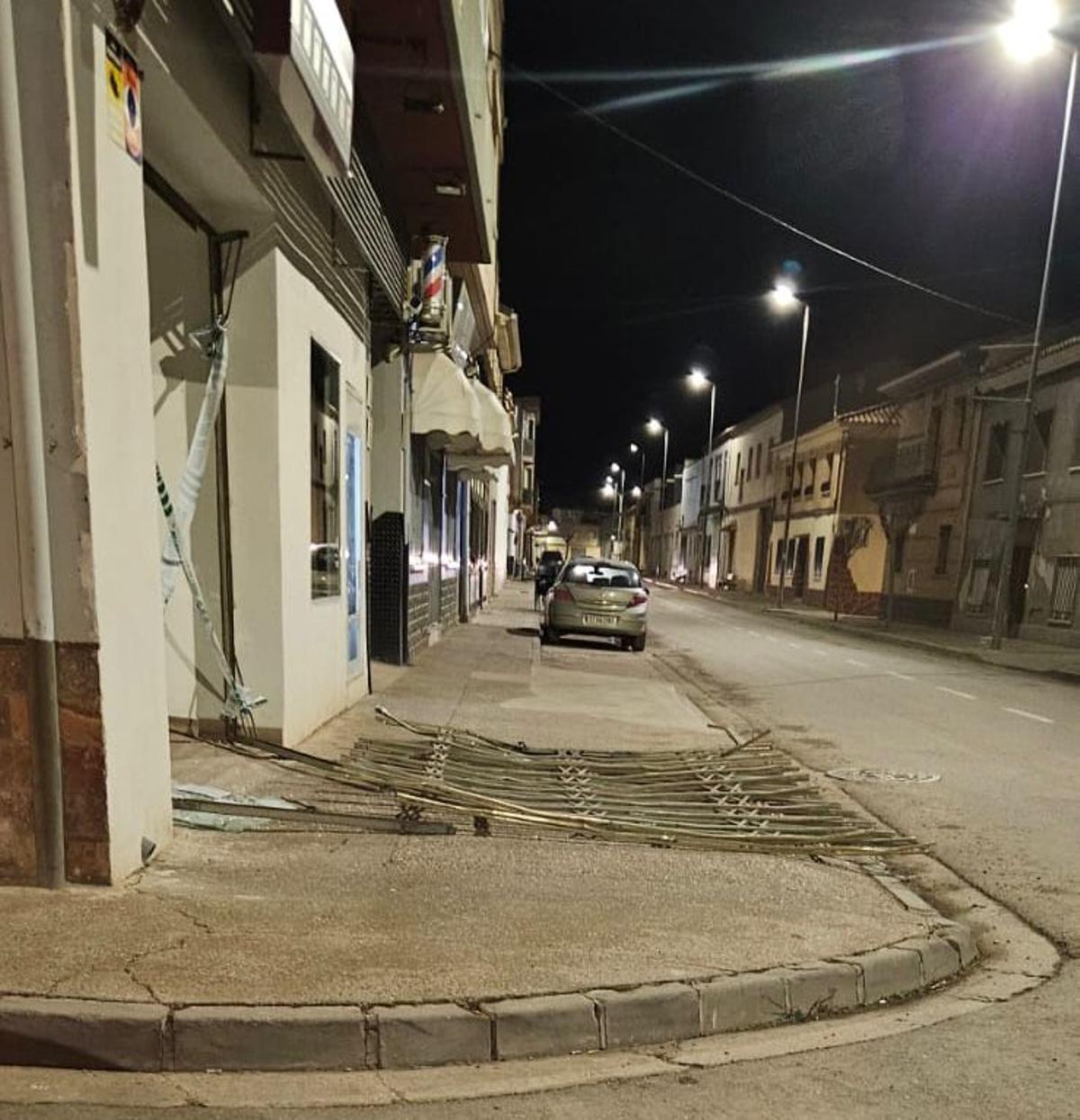 Robo en el estanco de Torres de Berrellén, la madrugada del pasado jueves día 23 de enero.