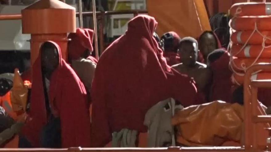 Cuatro pateras llegan a Almería con 188 migrantes a bordo