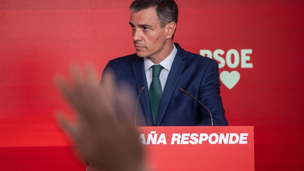 Pedro Sánchez tras la ejecutiva del PSOE.