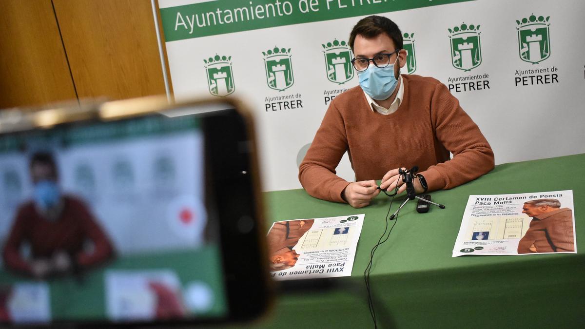 El concejal de Cultura de Petrer, Fernando Portillo.