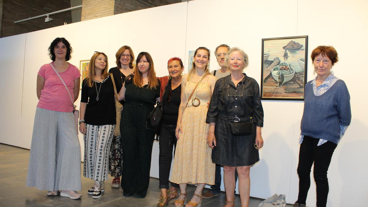 Inauguració a la Ciutadella de Roses l’exposició d’artistes empordanesos contra els macro parcs eòlics marins