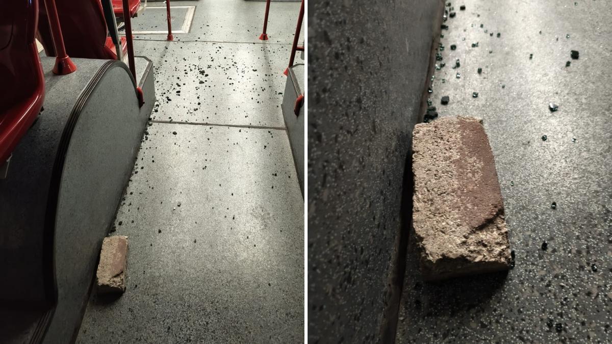 VÍDEO | Las pedradas a autobuses vuelven al Polígono Sur: revientan el cristal de un Tussam de un adoquinazo