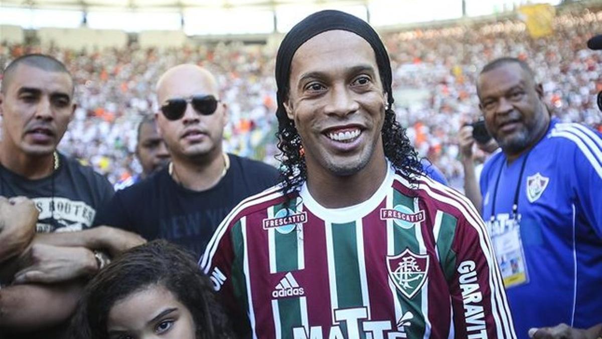 Ronaldinho no está dando buen resultado en el Fluminense
