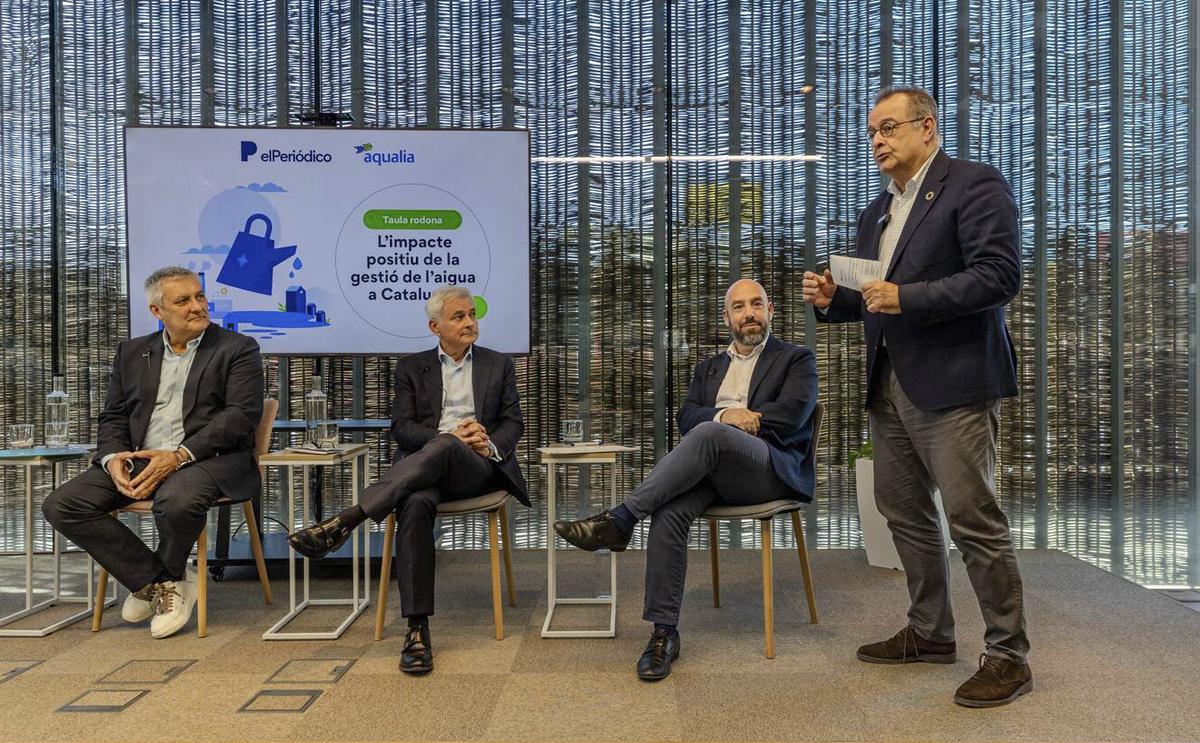Albert Sáez, director de EL PERIÓDICO, abrió la mesa redonda celebrada el pasado martes en Barcelona.
