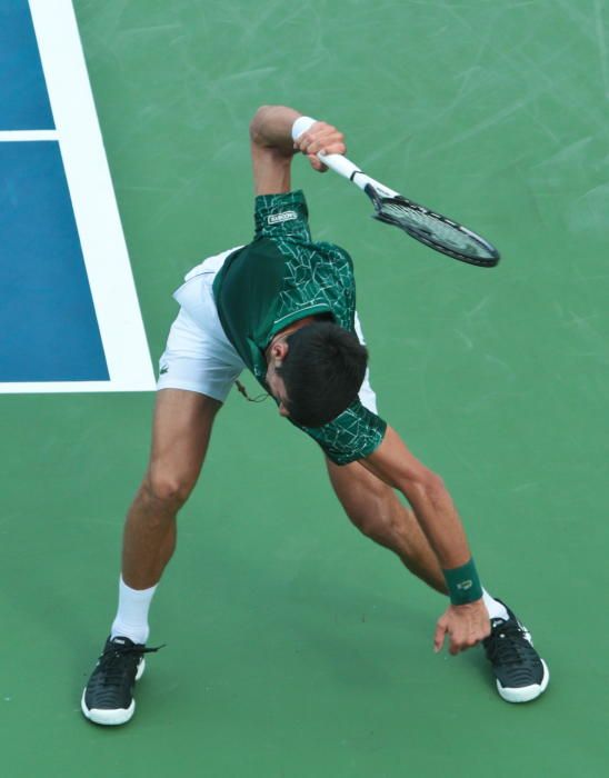 Otras imágenes de pérdida de nervios de Djokovic