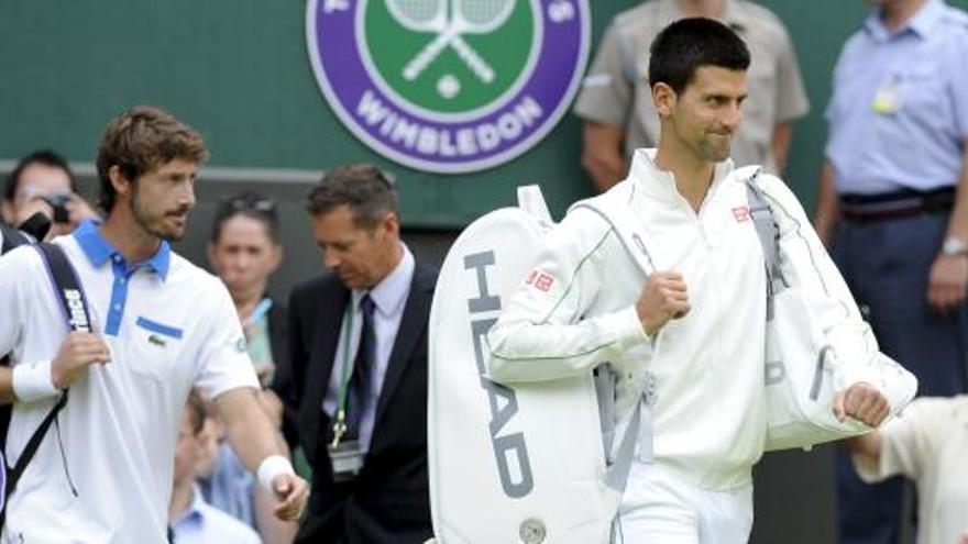 Ferrero sucumbe ante Djokovic en la primera ronda de Wimbledon