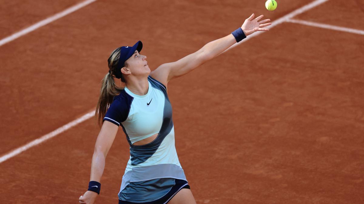 Paula Badosa, en el seu debut a Roland Garros.