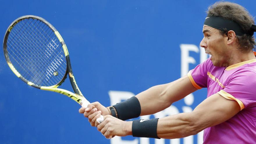 Rafa Nadal, en el torneo Conde de Godó.