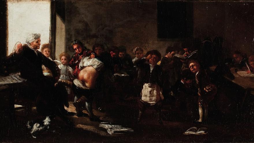 &#039;La letra con sangre entra&#039;, de Goya, también está en el Museo de Zaragoza.