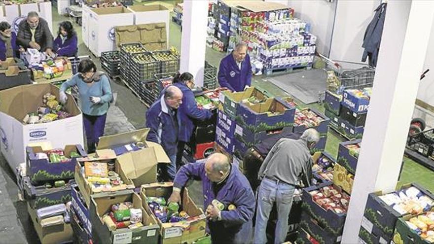 La ‘gran recogida’ anual del Banco de Alimentos de Cáceres recauda 150.000 kilos