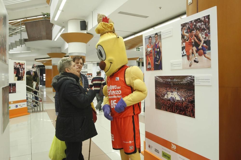 La 'Exposición' del Valencia Basket llega a Nuevo Centro