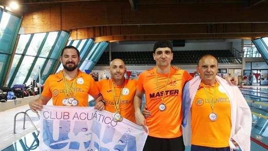 Equipo del Umia desplazado al campeonato de España Máster.