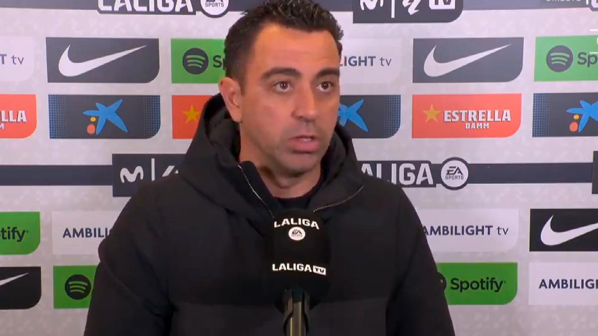 Xavi Hernández: "Queremos competir la Liga, pero no dependemos de nosotros"