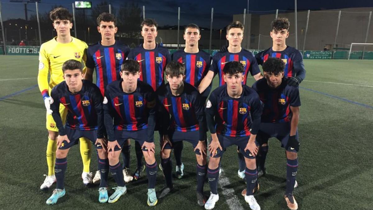 El juvenil, en el Nou Municipal de Cornellà