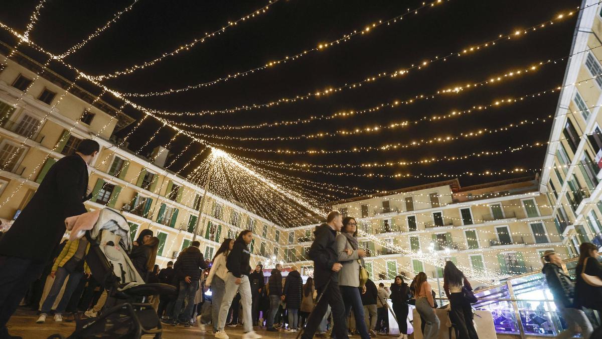 Así ha sido el encendido de luces de Navidad en Palma