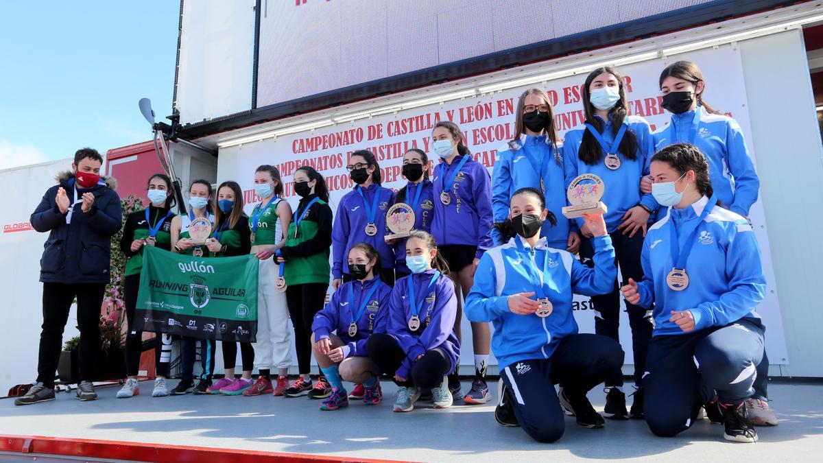 cadete juegos escolares equipos femenino