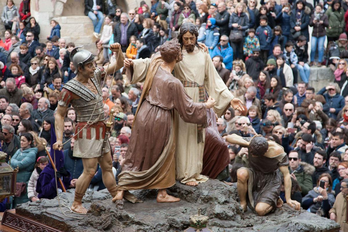 Paso de El Prendimiento de la Cofradía de la Vera Cruz de Zamora