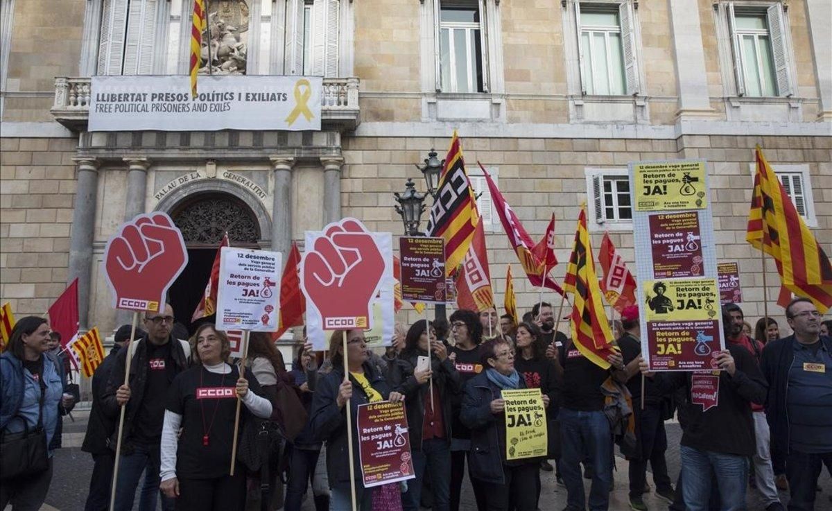 zentauroepp45881466 barcelona 13 11 2018 funcionarios de la funcio publica se ma181113140030