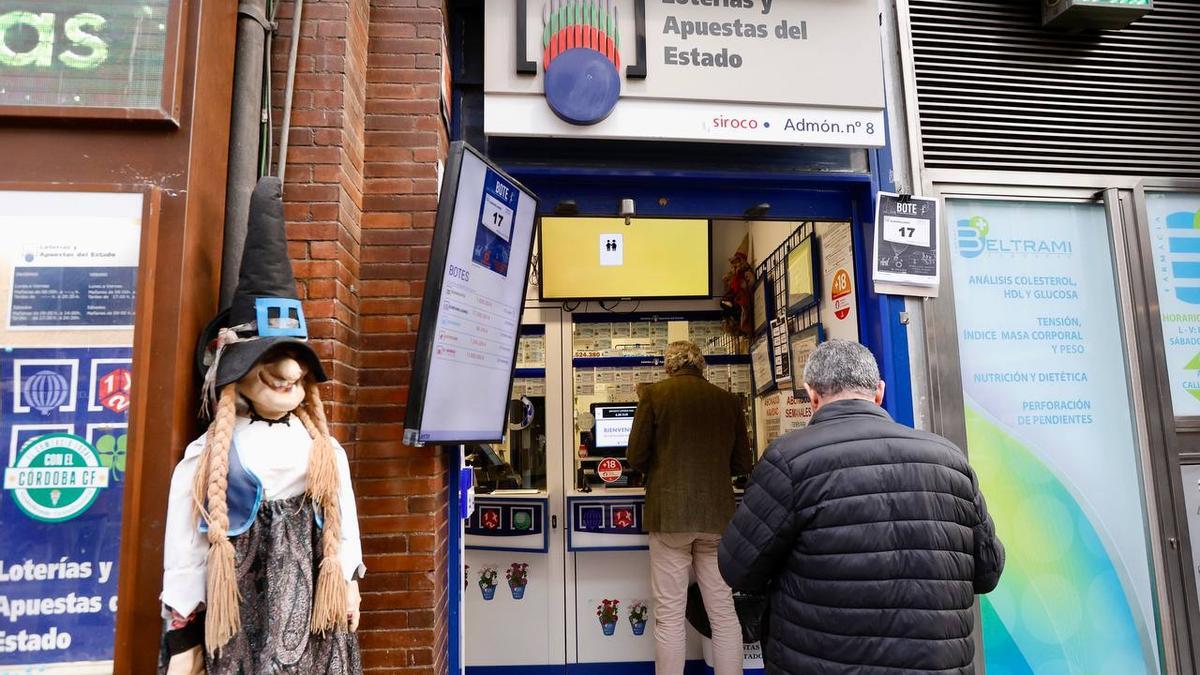 Imagen de la administración de Lotería número 8 de Córdoba.