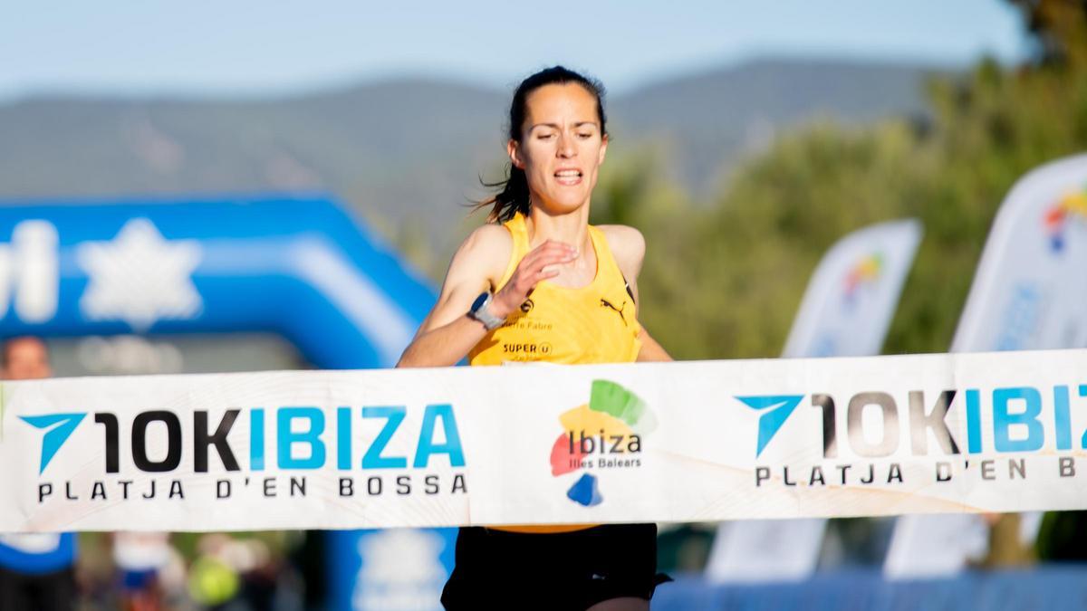 La atleta Mélody Julien, actual ganadora