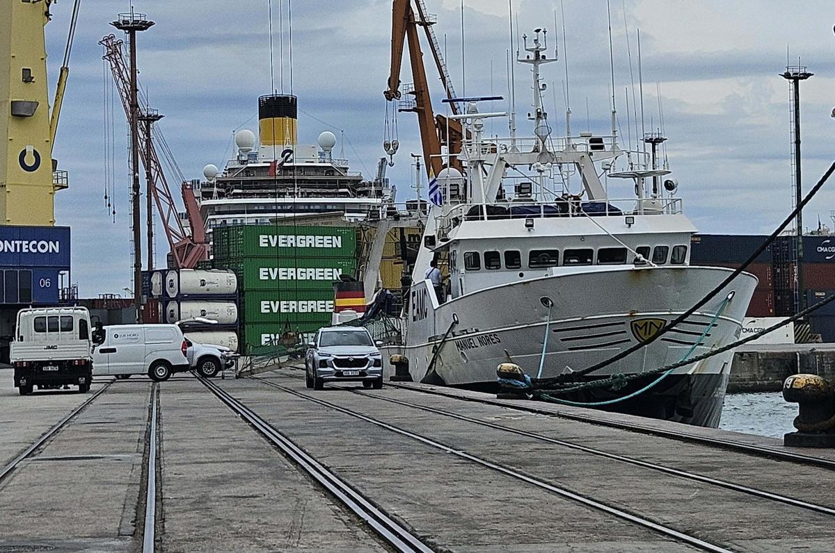 El «Manuel Nores», a su llegada a Montevideo esta tarde