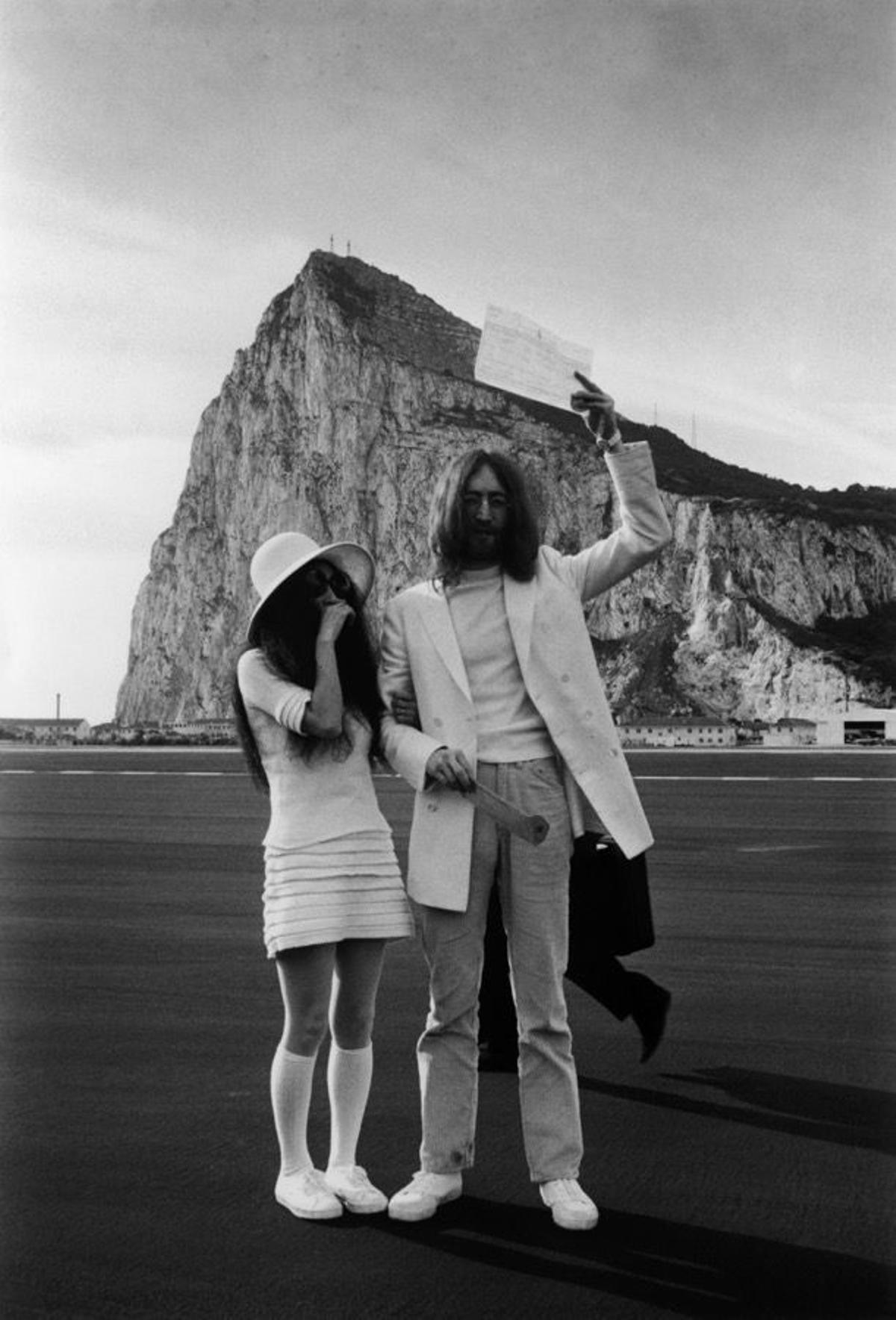 Yoko Ono y John Lennon