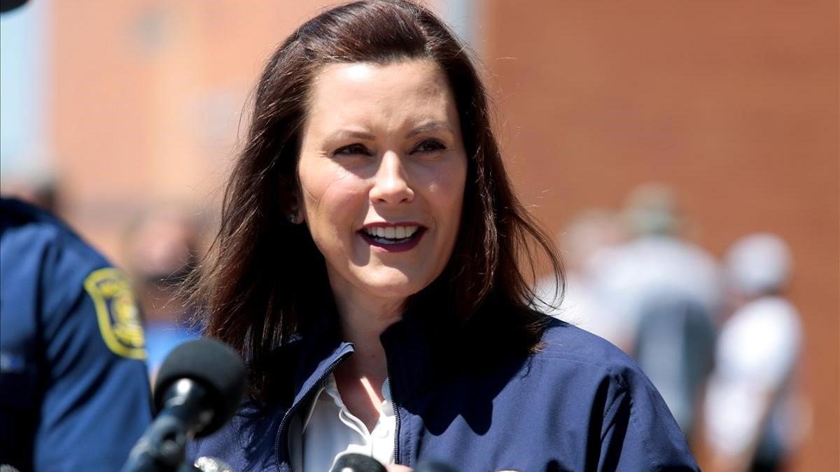 La gobernadora de Michigan, Gretchen Whitmer.