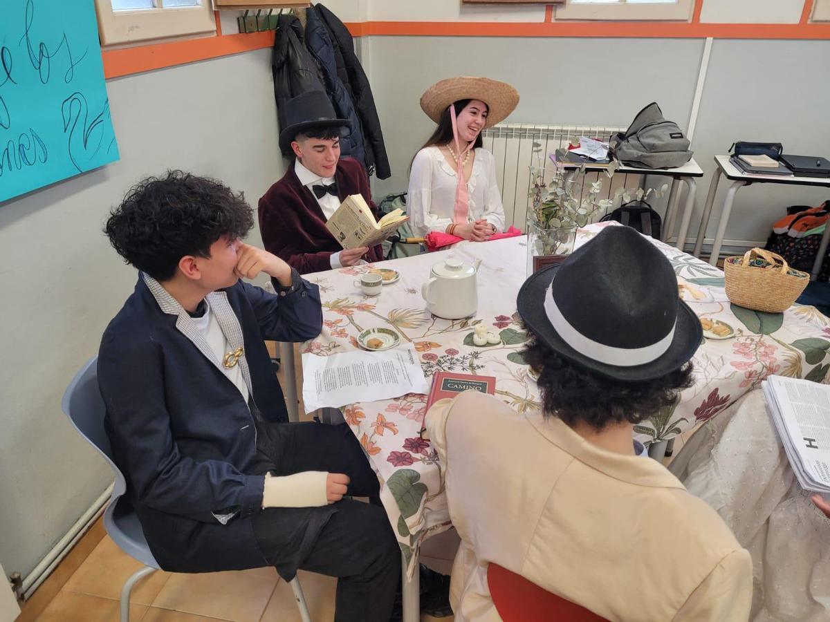 Voces del Modernismo y la Generación del 98 resuenan en las aulas del Colegio San José de Calasanz de Barbastro