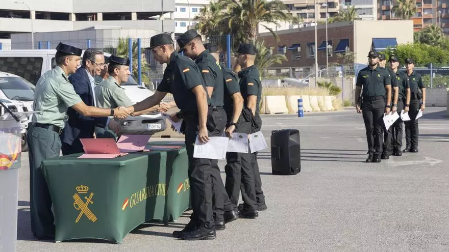 La Guardia Civil incorpora a 186 alumnos en prácticas para reforzar la seguridad en Alicante