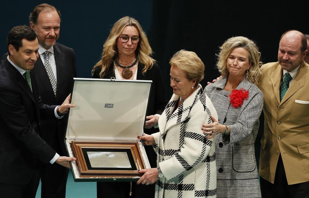 Acto entrega Medallas de Andalucía en el día ...