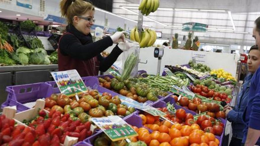 Imagen de un comercio de frutería.