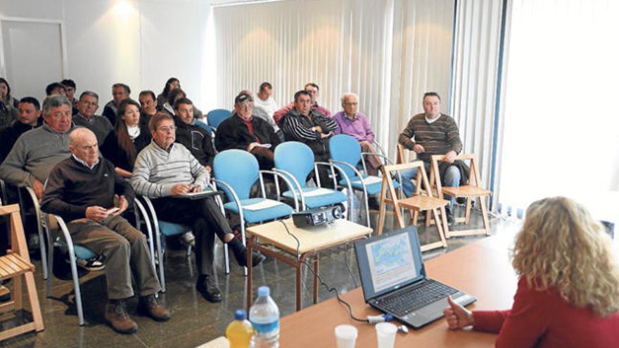 Apicultores ibicencos siguen la última sesión del curso que cerró la doctora Boi.