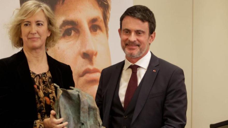 Manuel Valls, tras recibir el Premio Gregorio Ordóñez 2017