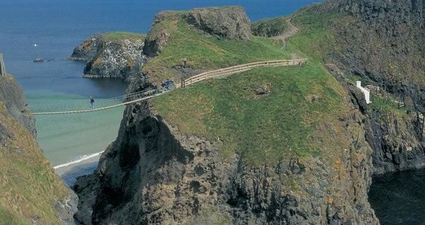 Carrick a Rede Rope Bridge. Ulster.