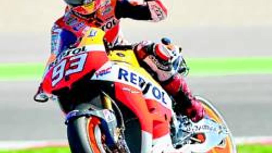 Márquez, otra vez brutal