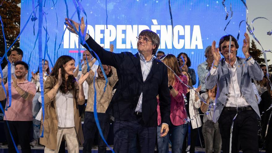 Puigdemont: "Estamos en condiciones de construir un gobierno sólido de obediencia catalana y evitar elecciones"